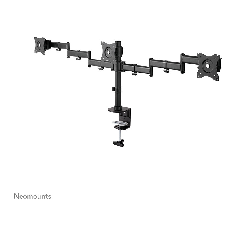 Montiranje kit Neomounts NM-D135D3 - full-motion - za 3 LCD ekrana - crna-4