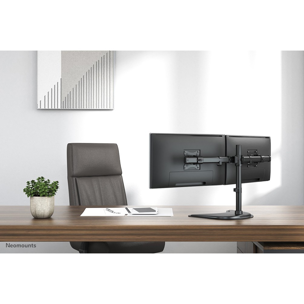 Stolni nosač za 2 monitora NEOMOUNTS NM-D335D (do 27", VESA, crni)-5