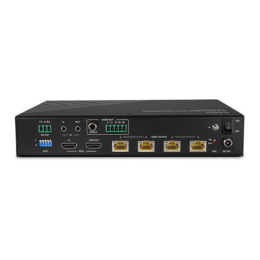HDMI HDBaseT Splitter Extender LINDY 38355, 4-portni, 4K@60Hz, 100m-8