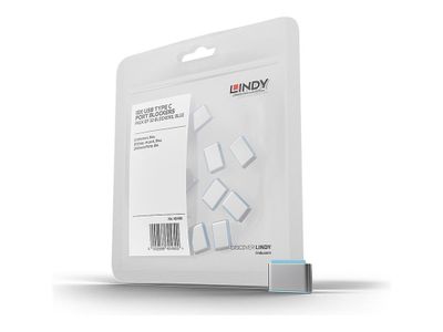 Blokator za USB-C priključak LINDY (4 komada, narančasta boja)-1