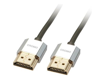 HDMI kabel LINDY CROMO Slim High Speed with Ethernet, 2m
