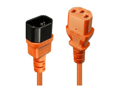 Produžni kabel za napajanje LINDY C14 na C13 (2m, crna boja)-0
