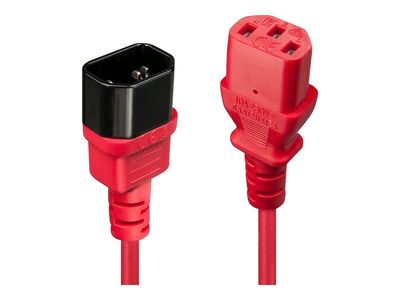 Produžni kabel za napajanje LINDY C13 na C14, 0.5m-1