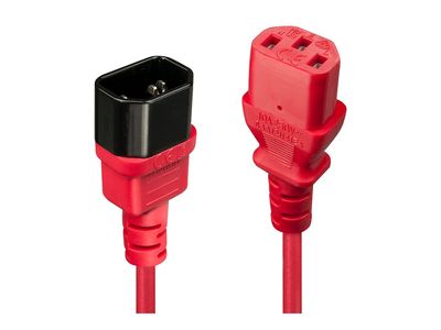 Produžni kabel za napajanje LINDY C13 na C14, 0.5m
