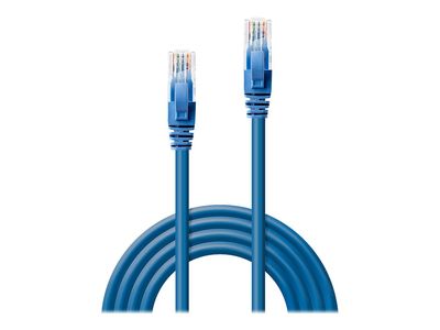 Mrežni kabel LINDY Cat.6 U/UTP 1m plava boja-1