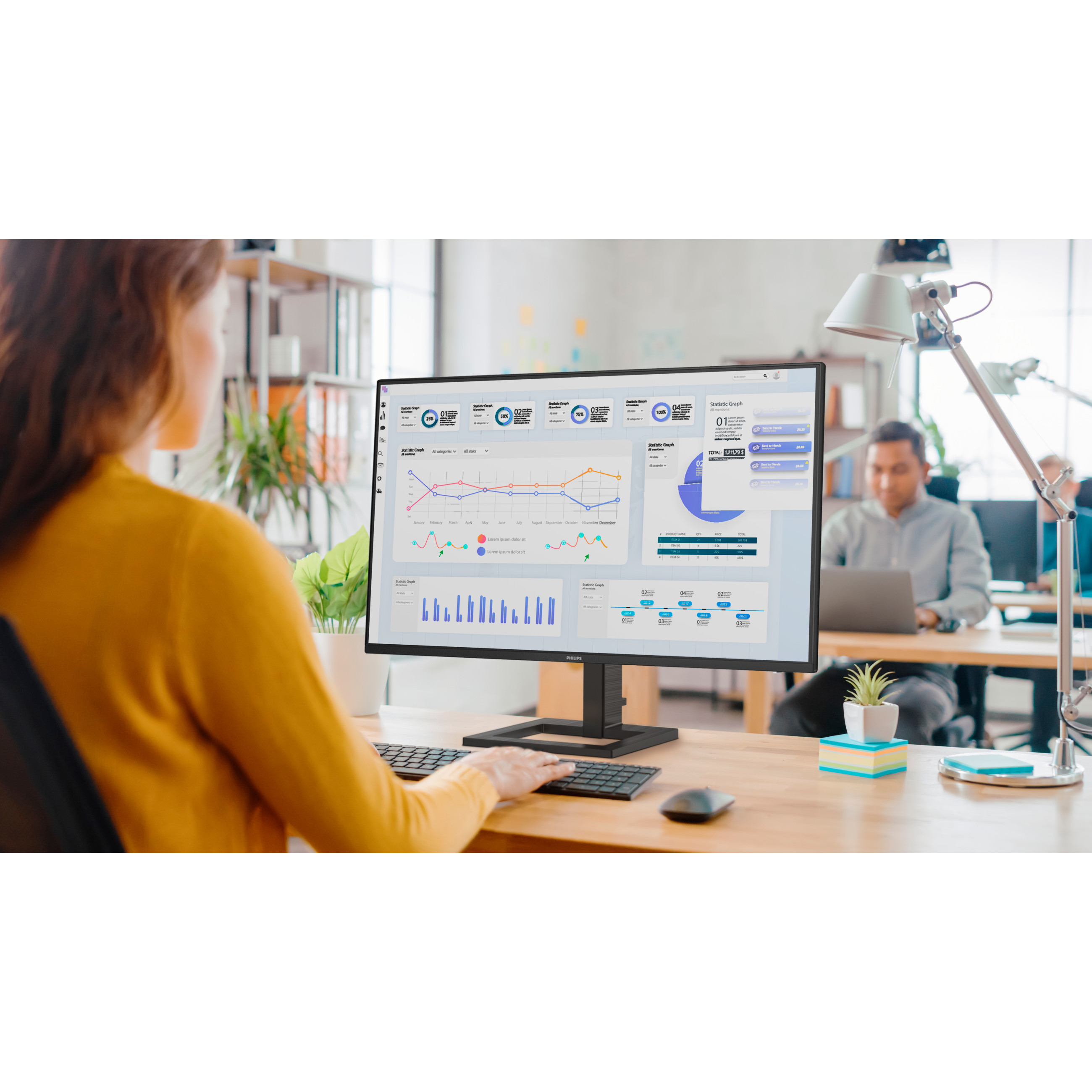Monitor PHILIPS 27E1N1300AE 27" Full HD (1080p)-12