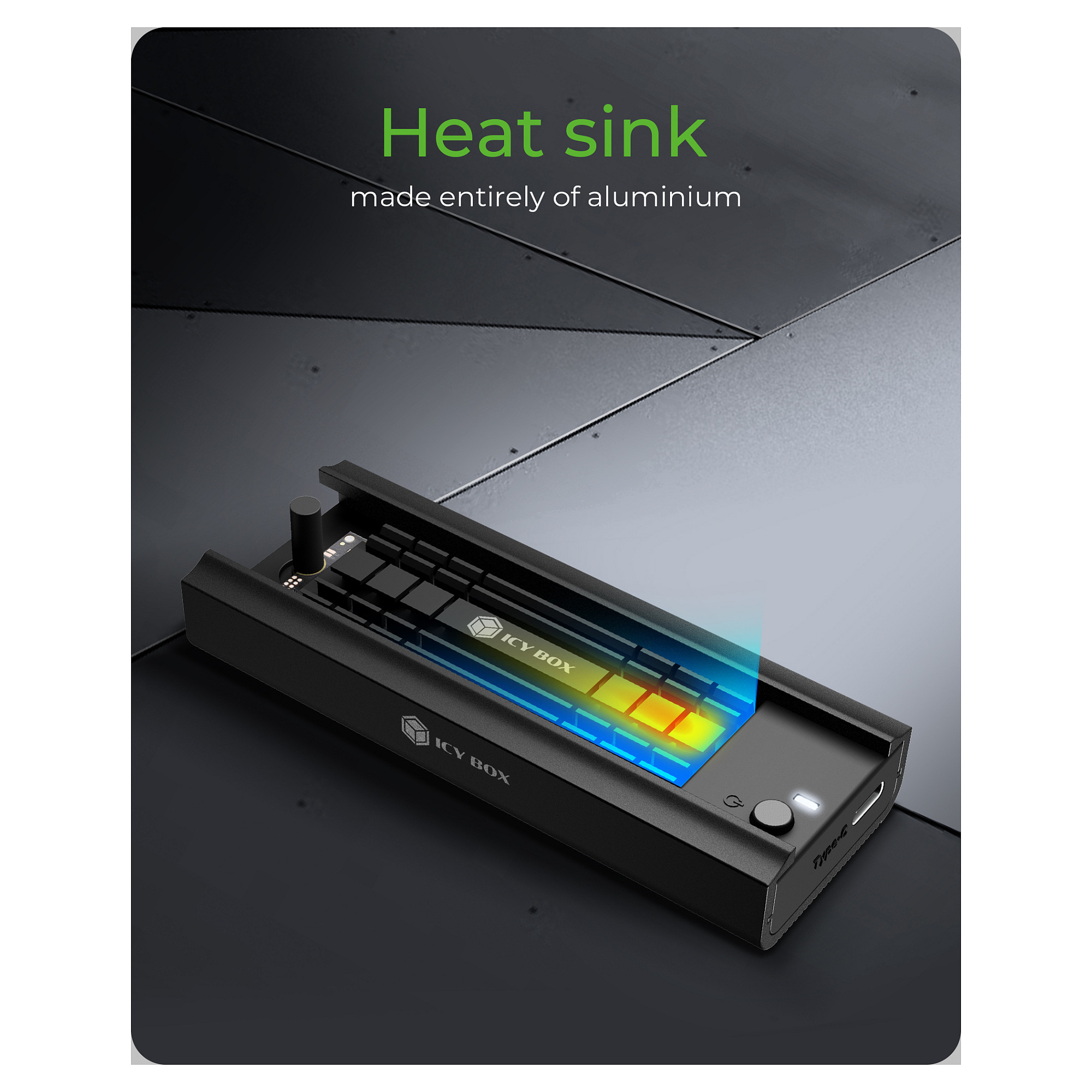 M.2 SSD kućište ICY BOX IB-180MC-C31 USB-C 3.2 Gen 2 (za NVMe i SATA)-8