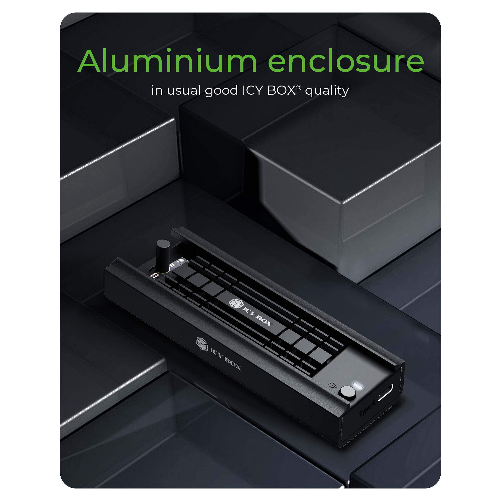 M.2 SSD kućište ICY BOX IB-180MC-C31 USB-C 3.2 Gen 2 (za NVMe i SATA)-10
