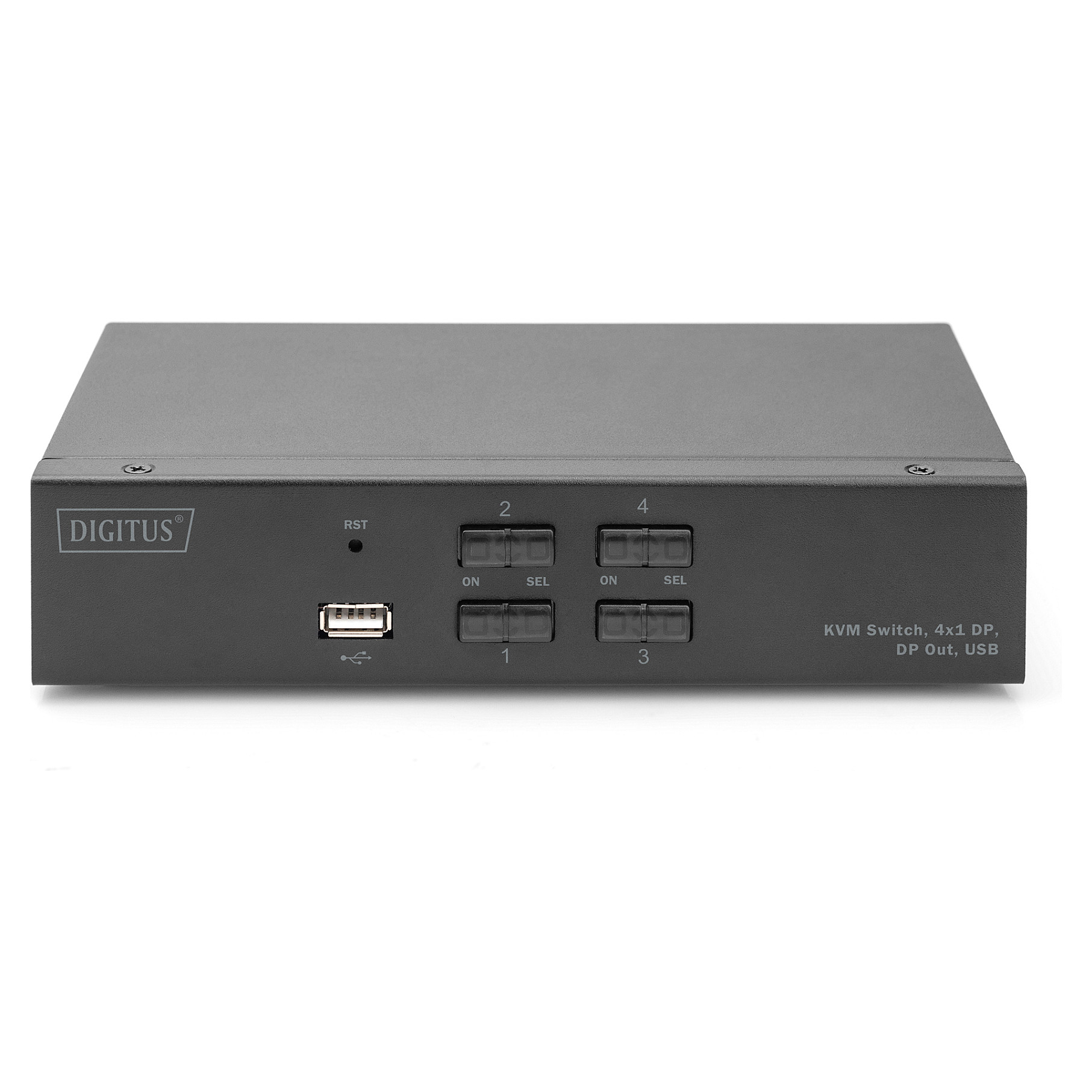 KVM Switch DIGITUS 4x1 (4x displayport, displayport izlaz, usb, audio)-4