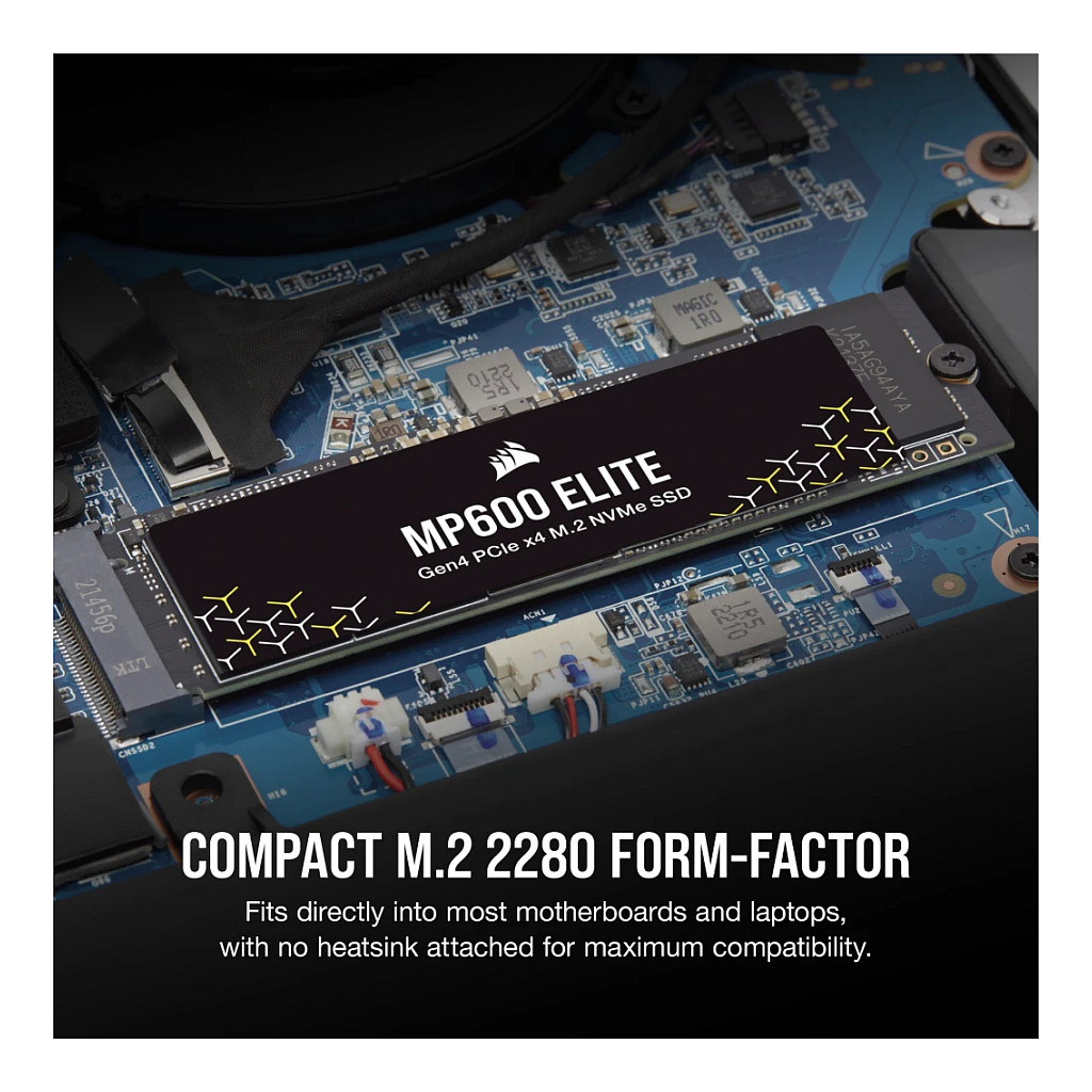 SSD disk CORSAIR MP600 Elite (1tb, m.2, pcie gen4x4, 2280)-15