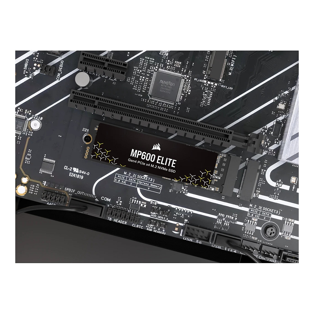 SSD disk CORSAIR MP600 Elite (1tb, m.2, pcie gen4x4, 2280)-9