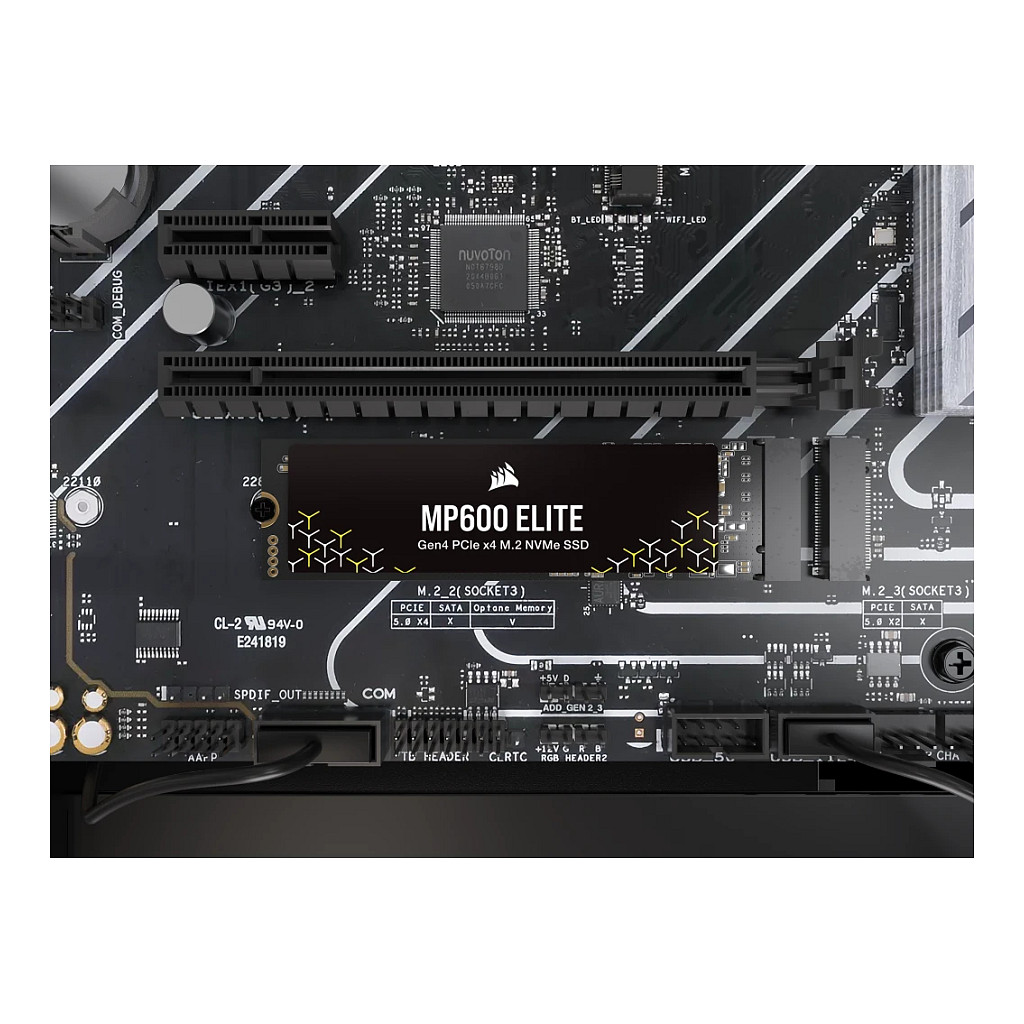 SSD disk CORSAIR MP600 Elite (1tb, m.2, pcie gen4x4, 2280)-10