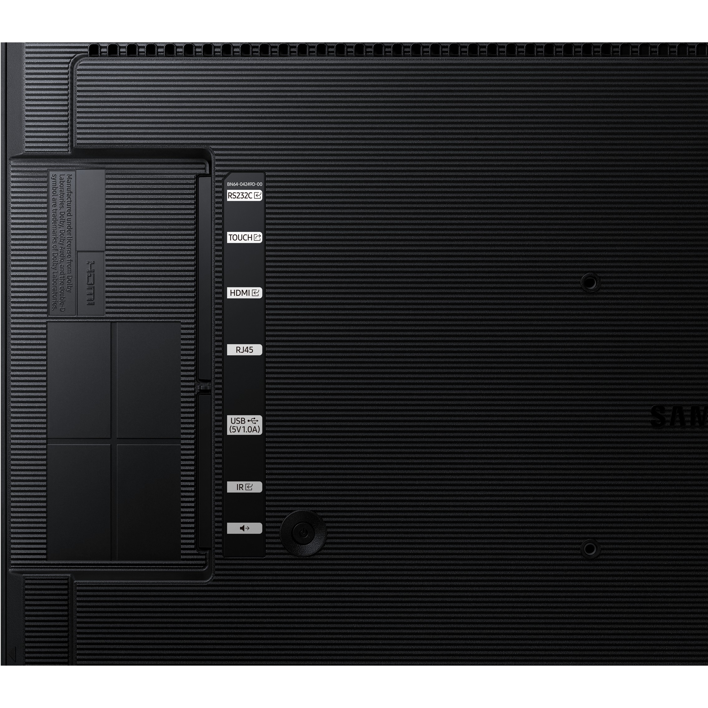 Monitor SAMSUNG QB24C-T 24" Class (23.8" viewable) LED-backlit LCD display Full HD-11