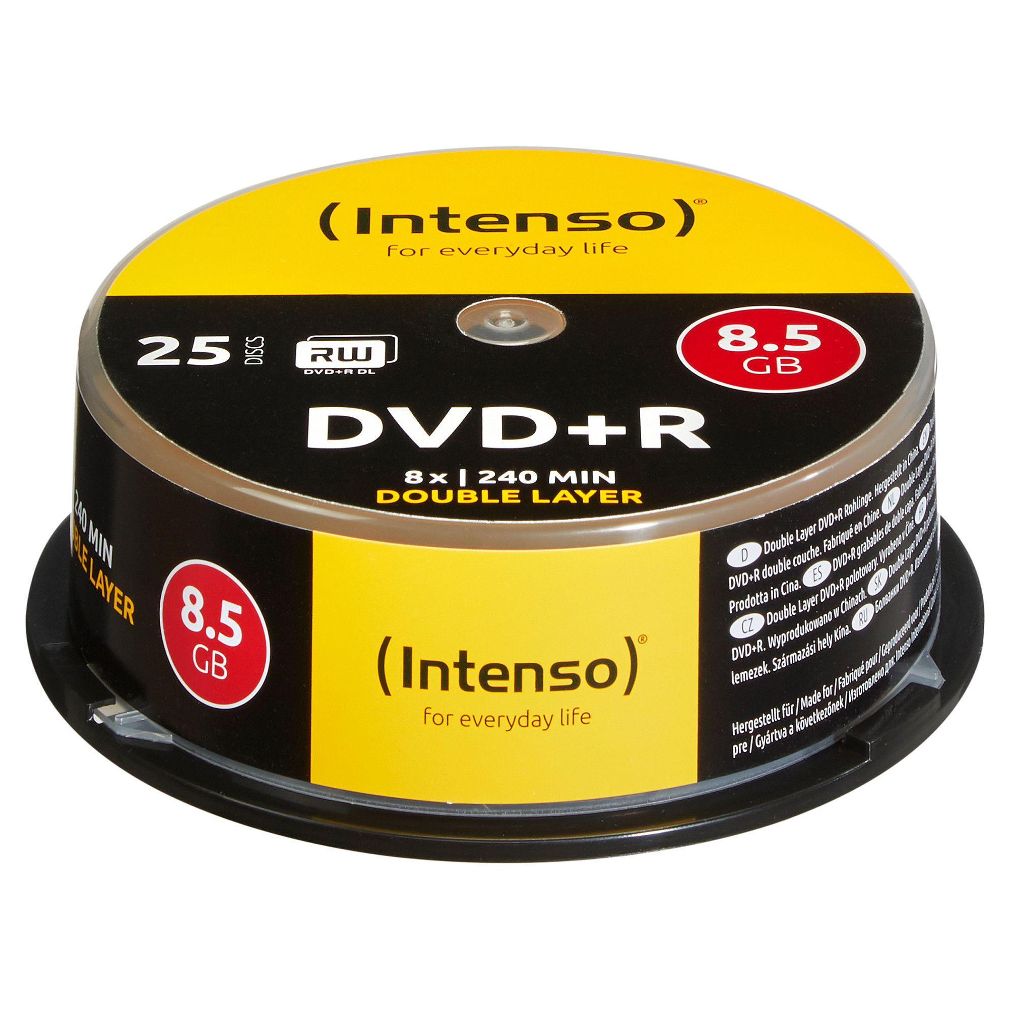 Intenso - DVD+R DL x 25 - 8.5 GB - storage media-1