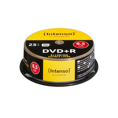 Intenso - DVD+R DL x 25 - 8.5 GB - storage media-0