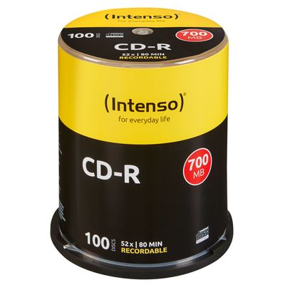 CD-R mediji INTENSO 700MB 52x (100 komada, spindle)-0