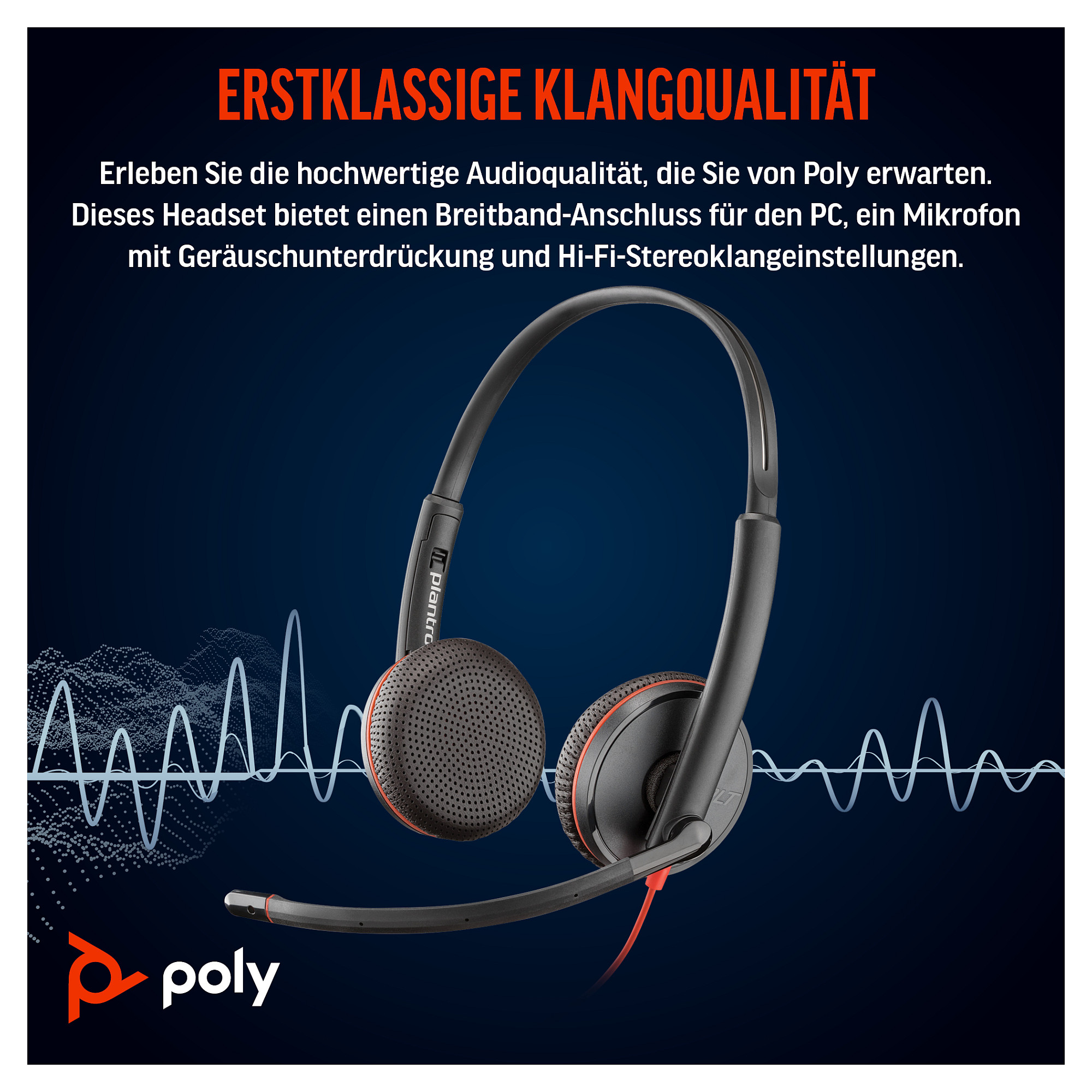 Slušalice POLY OVER-EAR HEADSET BLACKWIRE 3225 (over-ear)-11