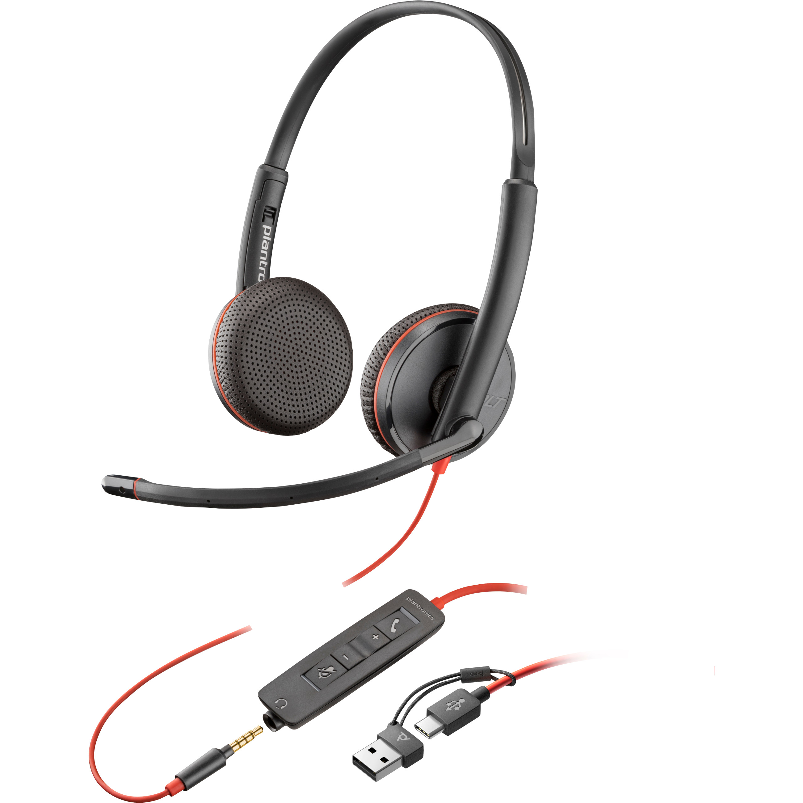 Slušalice POLY OVER-EAR HEADSET BLACKWIRE 3225 (over-ear)-3