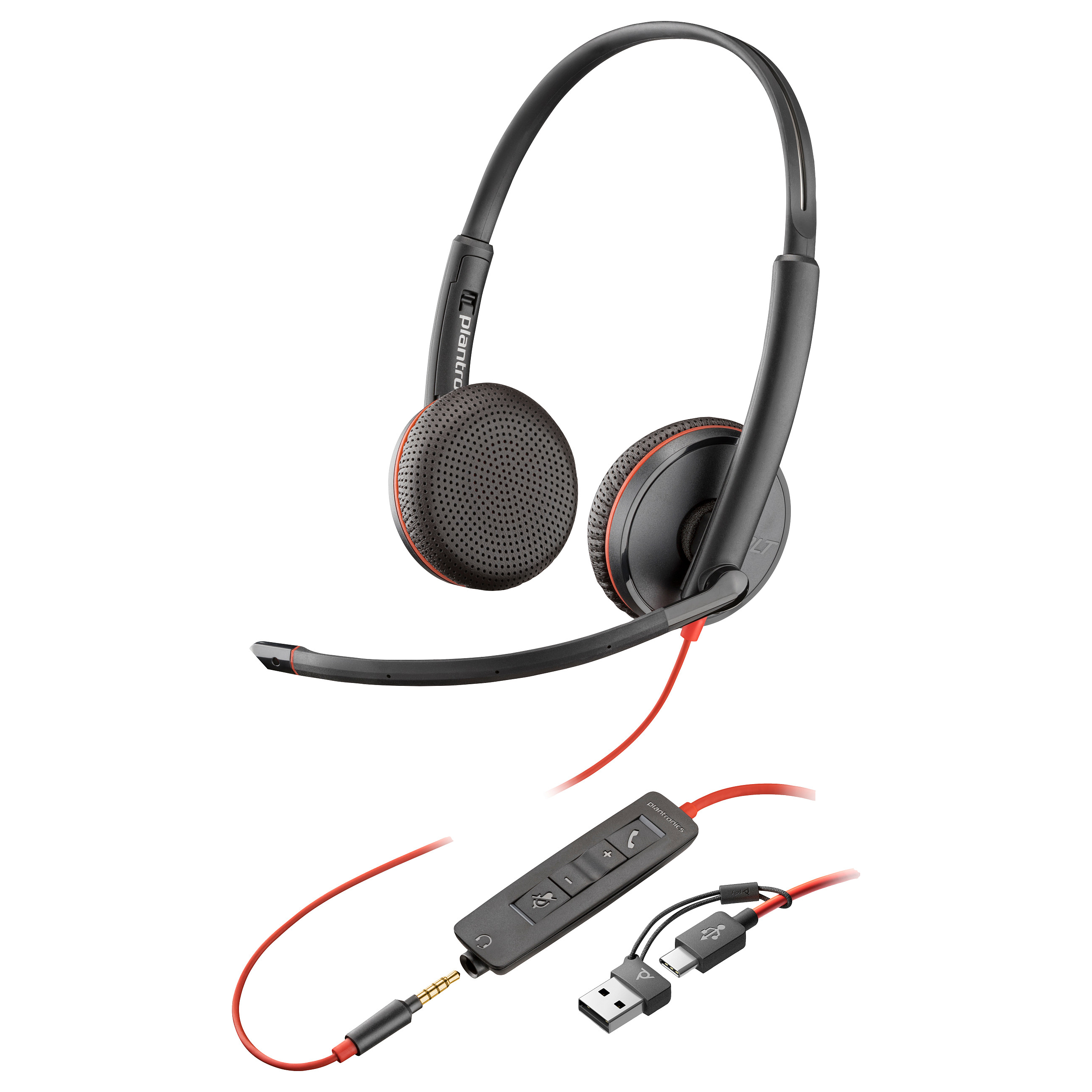 Slušalice POLY OVER-EAR HEADSET BLACKWIRE 3225 (over-ear)-12