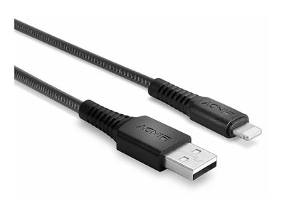 Kabel LINDY USB-A na Lightning Anthra Line (0.5m, siva boja)-0