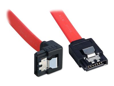 SATA III podatkovni kabel LINDY 70 cm (ravni na kutni konektor)-0