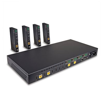 LINDY 4-portni HDBaseT Splitter Extender Kit (100m, 4K)-0