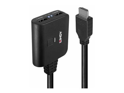 HDMI razdjelnik LINDY 2-portni 18G (4K 60Hz, HDR)-3