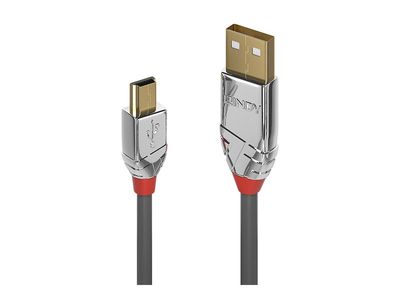 USB 2.0 kabel LINDY CROMO Line USB-A na Mini-B, 7.5m