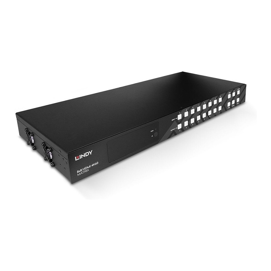 HDMI Matrix Switch LINDY 38334 (8x8, 4K 60Hz, 18G, Audio Extractor)-4