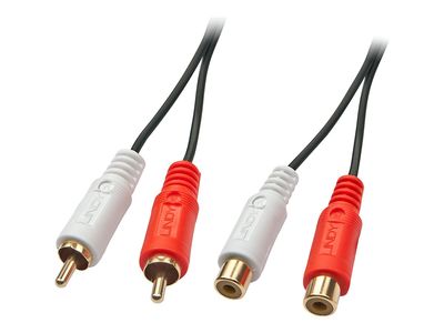 Audio produžni kabel LINDY Premium 2xRCA (M) na 2xRCA (Ž), 10m-0