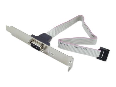 Nosač za serijski port LINDY DB-9 (M) na 10-pinski IDC (Ž) 26cm-0
