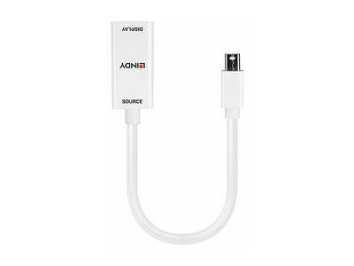 Adapter LINDY Mini DisplayPort na HDMI (4K@30Hz), bijela boja-0