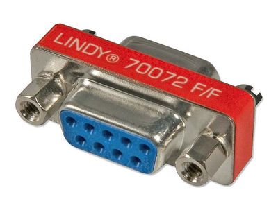 Adapter LINDY Mini Gender Changer DB9 muški na muški (M/M), 70072-0