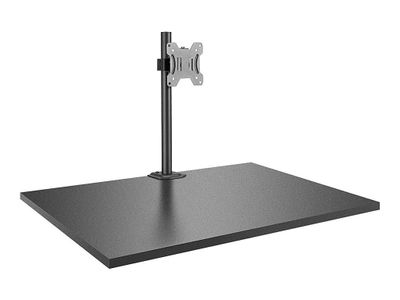 Stolni nosač za monitor LINDY s podesivom rukom 40656, srebrna boja-2