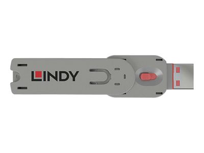 Ključ za blokator USB-A porta LINDY 40620, roza boja