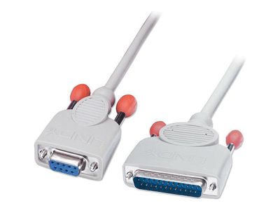 Kabel LINDY serijski za printer 2m (DB9 ženski na DB25 muški)-0