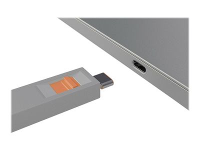 Bloker za USB-C portove LINDY (4 komada, zeleni ključ)-0