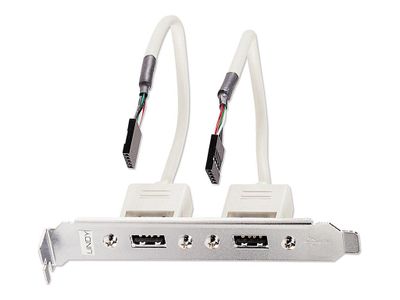 Panel LINDY 2x USB 2.0 porta za kućište (20 cm)-0