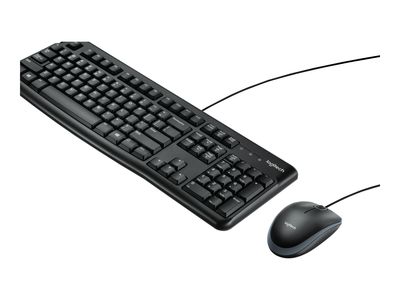 Logitech keyboard mouse-set MK120 - AZERTY - black-6