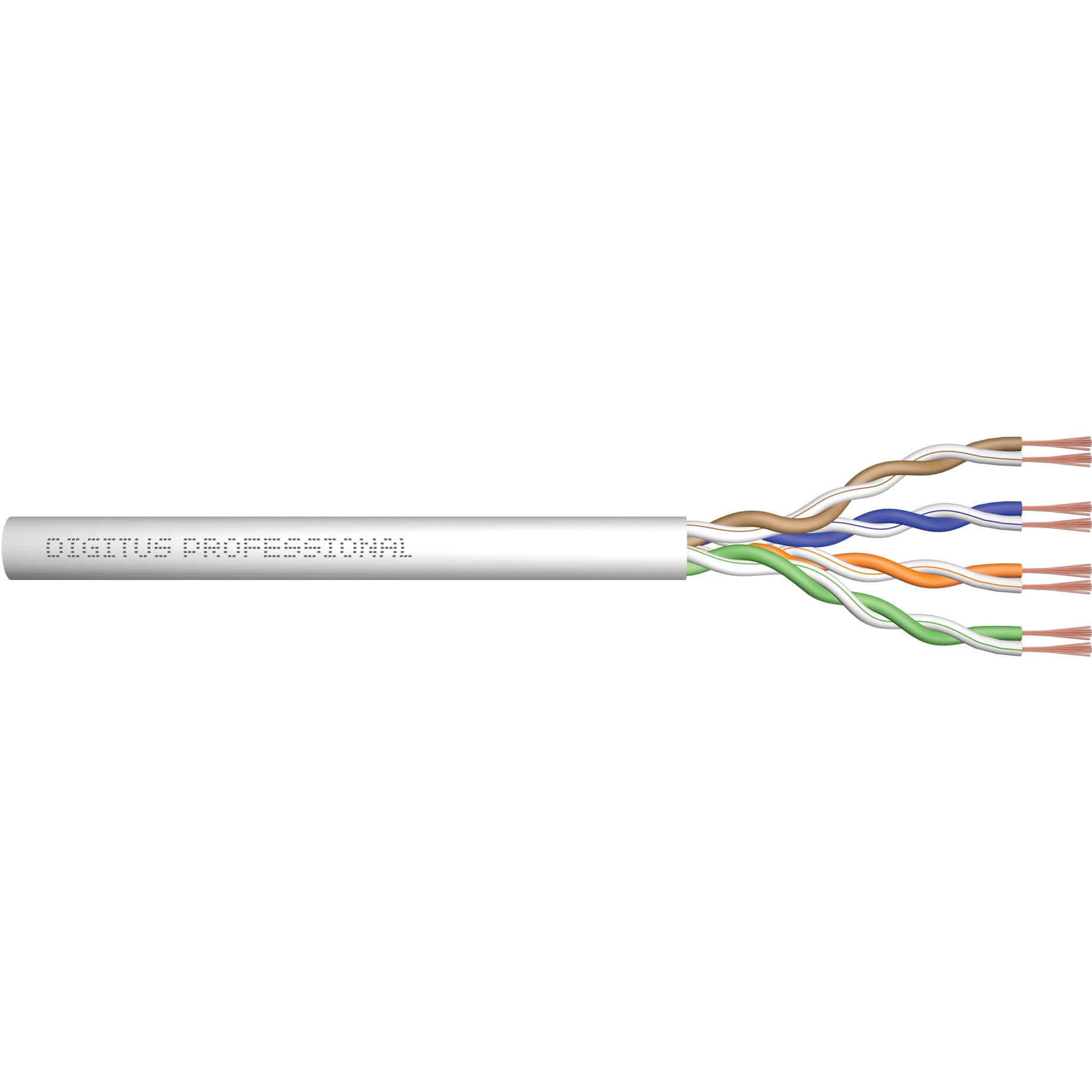 Kabel Digitus Roh Patch Cat5e (U/UTP, 305m, siva)-0