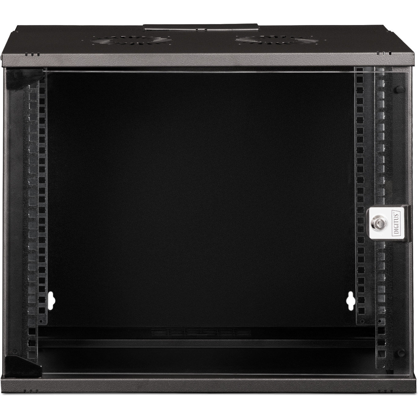 Rack DIGITUS SOHO PRO Series (9U, čelik, nosivost 60 kg, zidna montaža, zaključavanje)-7
