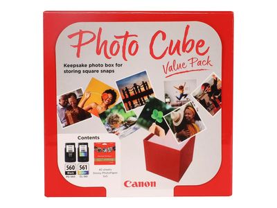 Set tinti i foto papira CANON Photo Cube Value Pack PG-560/CL-561-0