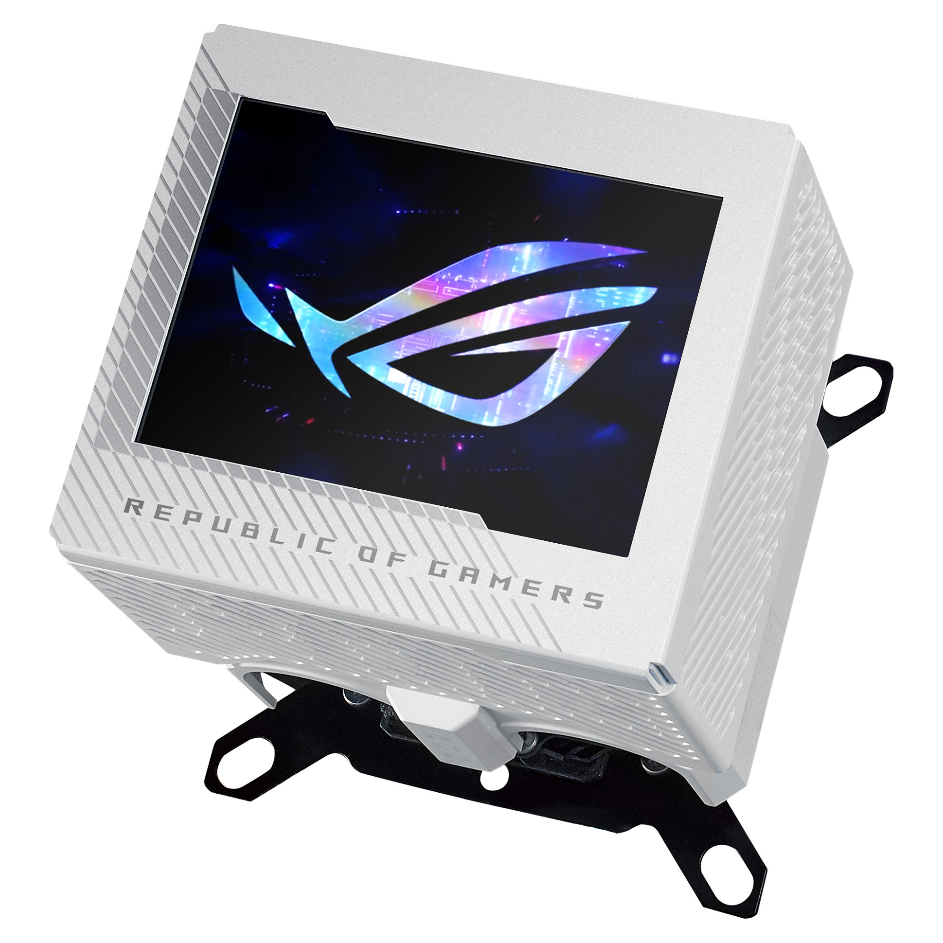 Vodeni blok za procesor ASUS ROG RYUJIN III WB (3.5" LCD, bijela boja)-4