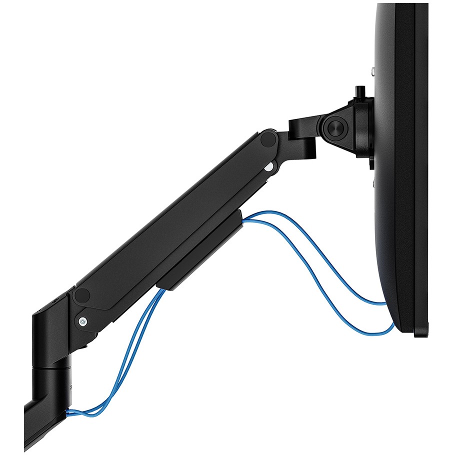 Držač monitora Neomounts TIS 17"-35" 1TFT 2Gelenke crna boja (maks. 9 kg, plin, 360° rotacija)-17