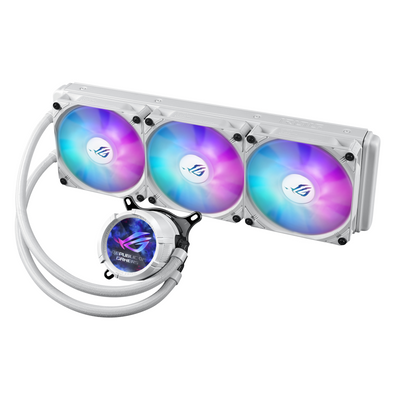 Hladnjak ASUS ROG STRIX LC III 360 ARGB LCD WHT (3 ventilatora, bijela boja)