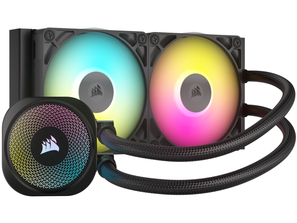 Hladnjak za procesor CORSAIR iCUE Link TITAN 240 RX RGB (AIO, 240 mm, RGB, LGA1700/LGA1851/AM4/AM5, crni)-7