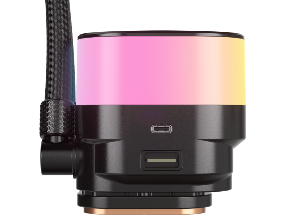Hladnjak za procesor CORSAIR iCUE Link TITAN 240 RX RGB (AIO, 240 mm, RGB, LGA1700/LGA1851/AM4/AM5, crni)-12