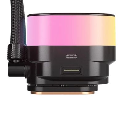 Hladnjak za procesor CORSAIR iCUE Link TITAN 240 RX RGB (AIO, 240 mm, RGB, LGA1700/LGA1851/AM4/AM5, crni)-2