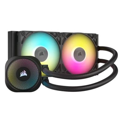 Hladnjak za procesor CORSAIR iCUE Link TITAN 240 RX RGB (AIO, 240 mm, RGB, LGA1700/LGA1851/AM4/AM5, crni)-3