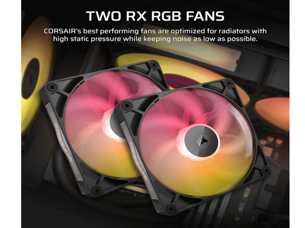 Hladnjak za procesor CORSAIR iCUE LINK TITAN RX RGB 280 (AIO, RGB, crna)-3